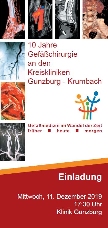 Read more about the article 10 Jahre Gefäßchirugie an den Kreiskliniken Günzburg – Krumbach